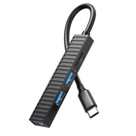 Hub 4 in 1 type c to 3 usb and micro sd Xo hub01 4a