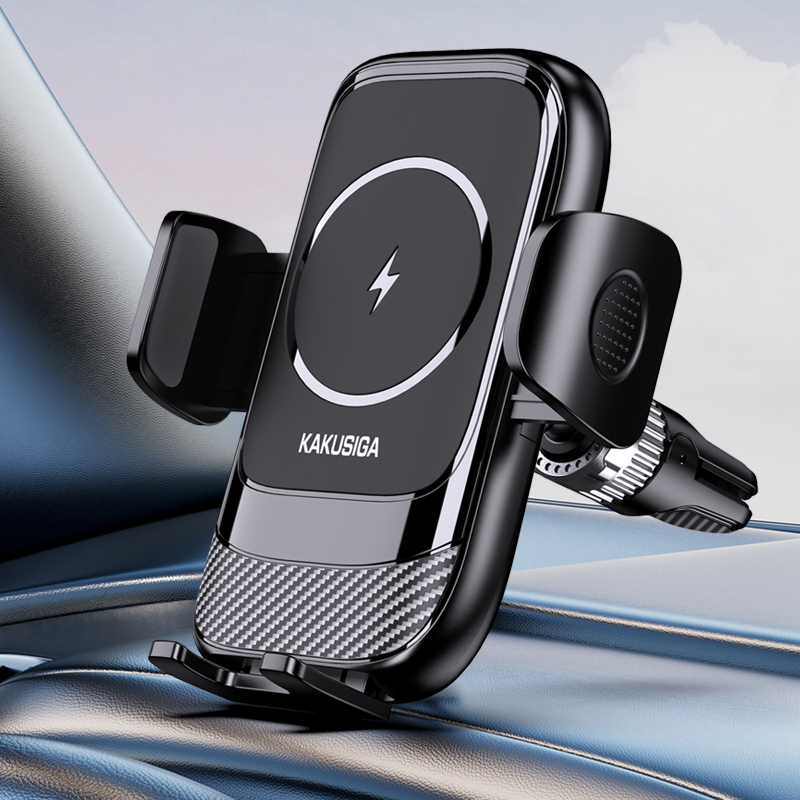 support téléphone pour voiture + 15w charger kakusiga ksc-1158