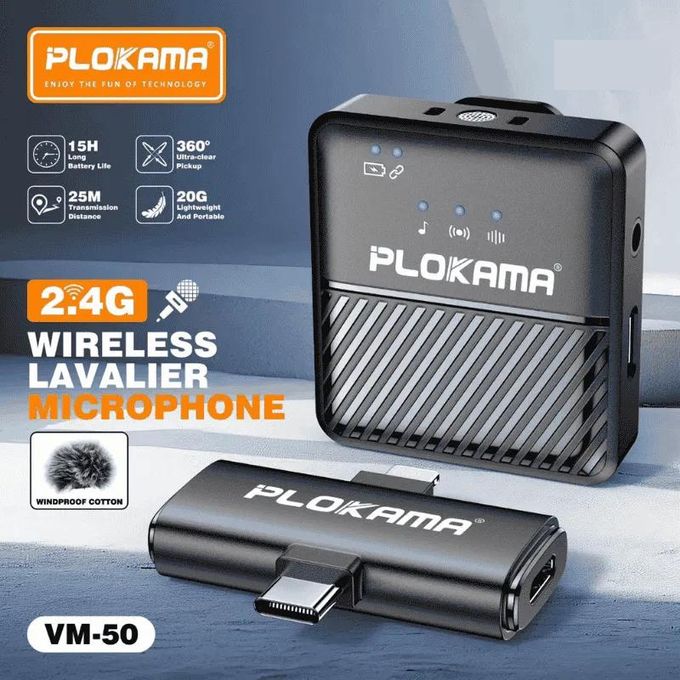 microphone plokama vm50 Type-c\Lightning-Iphone