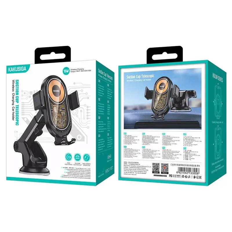 Alternative view of support telephone et chargeur sans fil kakusiga ksc-1157