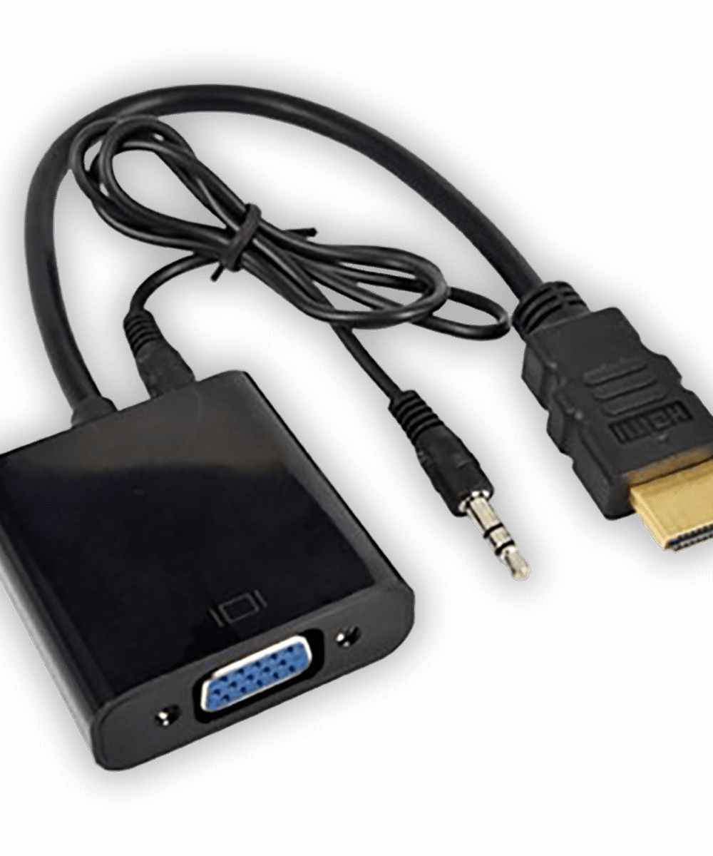 ADAPTATEUR HDMI TO VGA + AUDIO
