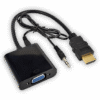 ADAPTATEUR HDMI TO VGA + AUDIO