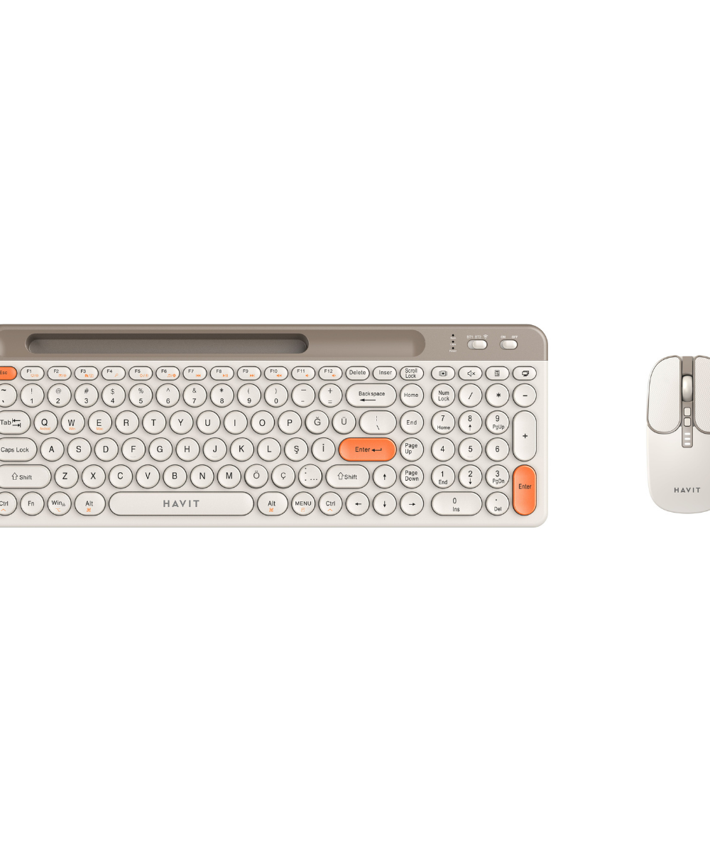 Alternative view of CLAVIER + SOURIS HAVIT KB 835WB SANS FIL 2.4 GHZ RECHARGABLE
