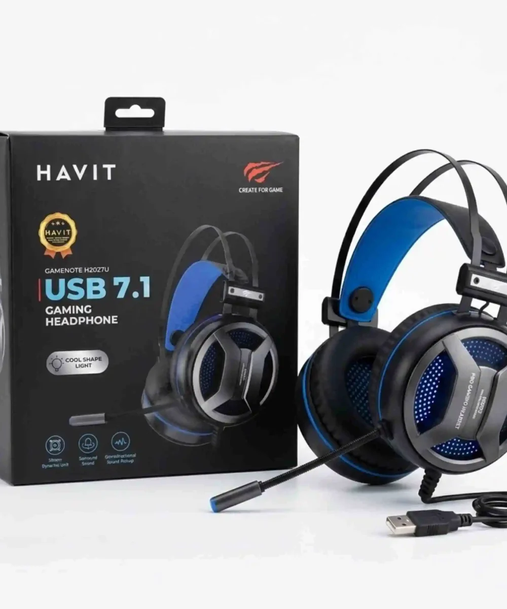 Casque gamer HAVIT HV-H2027 USB 7.1 avec vibration