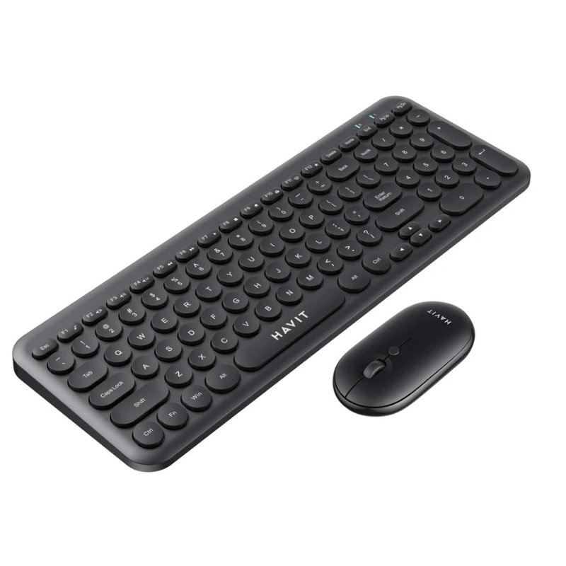 CLAVIER MM +SOURIS OPTIQUE SAN FILS 2.4 HAVIT KB 254GCM