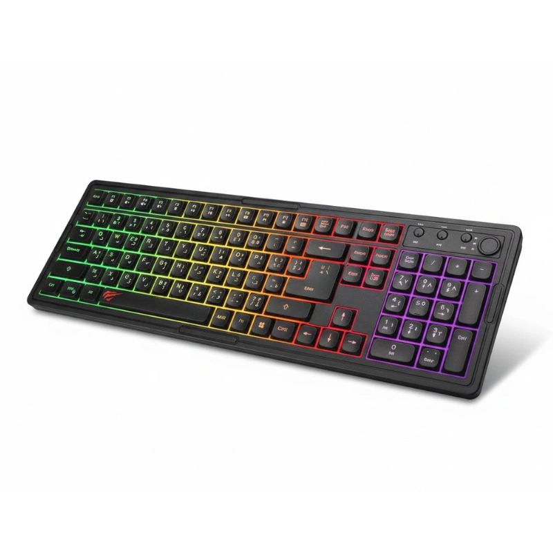 CLAVIER GAMER RGB GAMENOTE HAVIT KB 886L PRO
