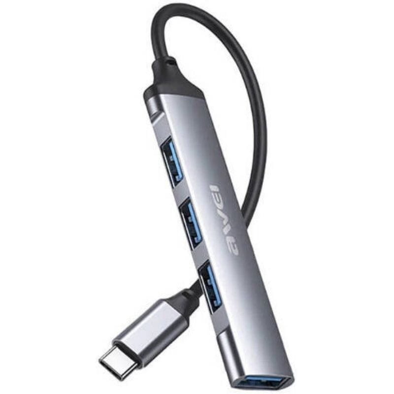 Alternative view of hub Awei type c usb cl150t