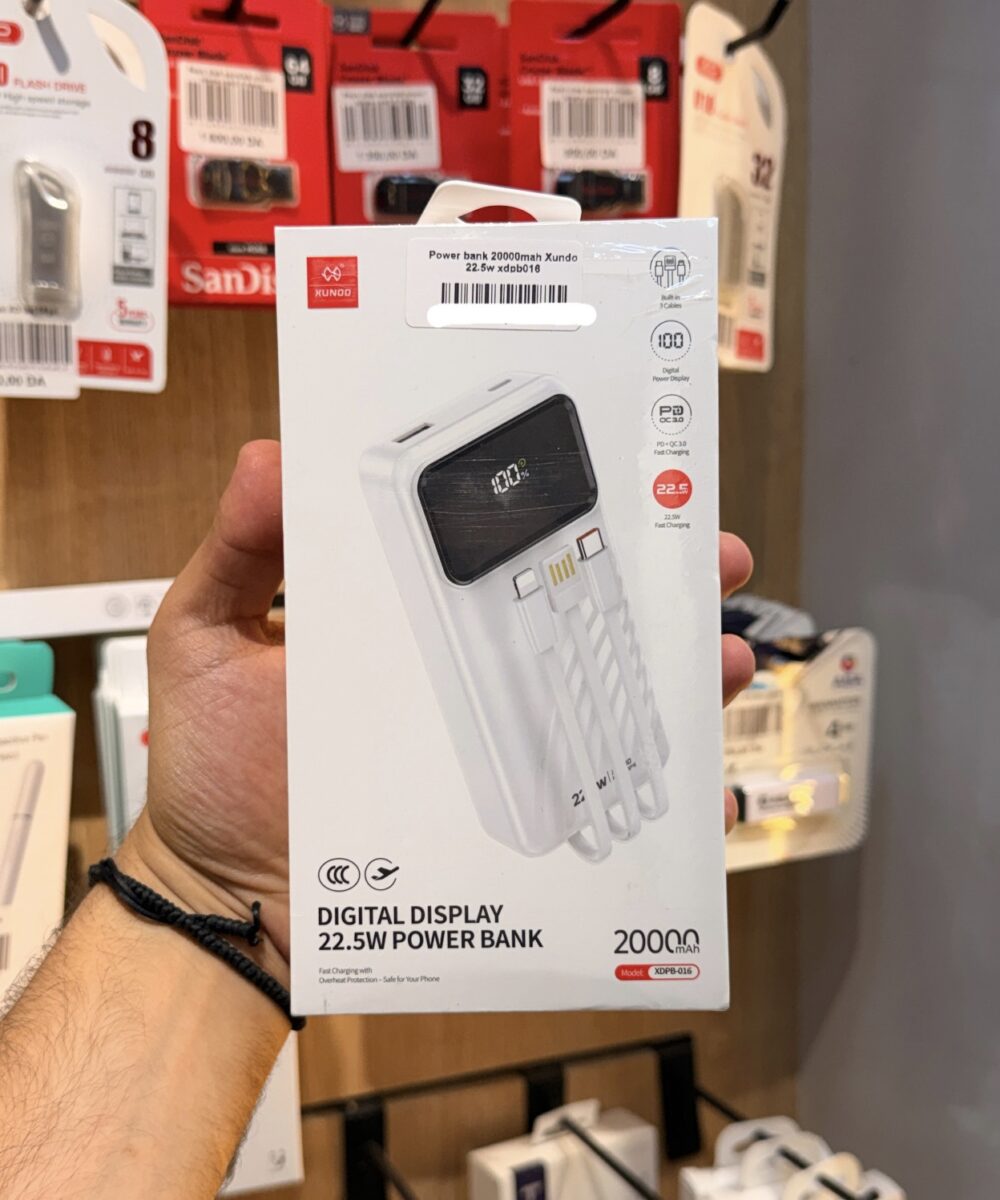 Power bank 20000mah Xundo 22.5w xdpb016