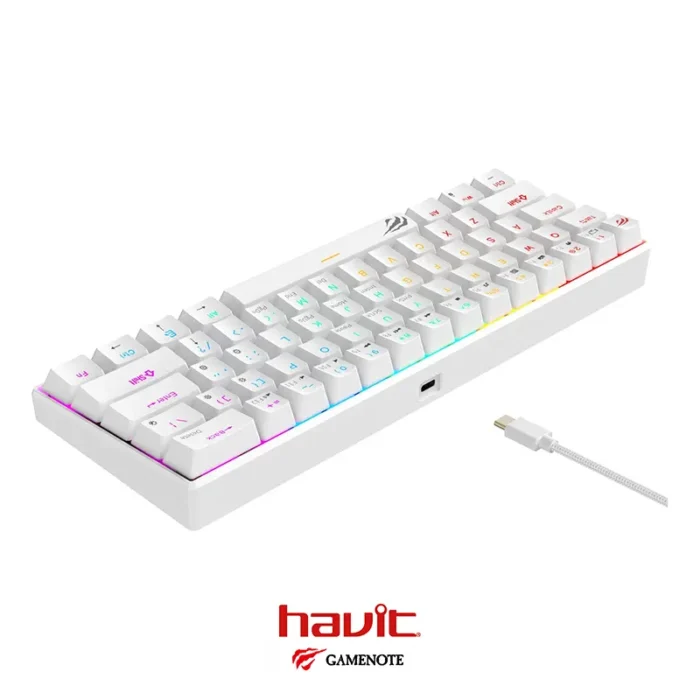 Clavier HAVIT mécanique lumineux KB903L Red Switch