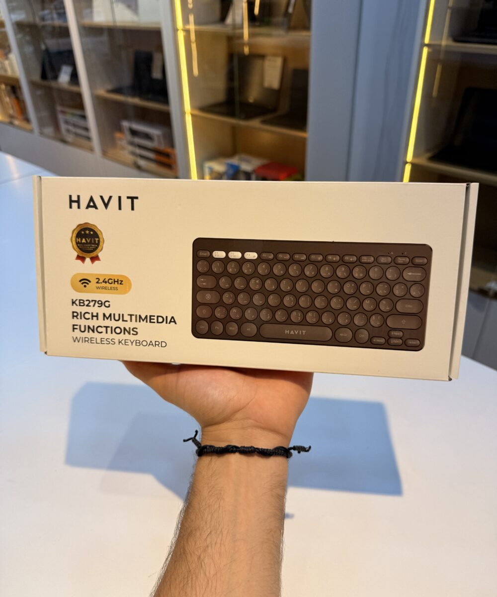 CLAVIER HAVIT MINI KB 279GCM 2.4G BLACK