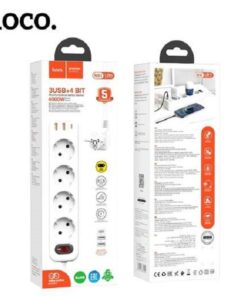 Multiprise Hoco NS1 4000W 3USB+4BIT