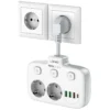 Multiprise Ldnio 2 prises + 3 USB + Type-C.  SE2435