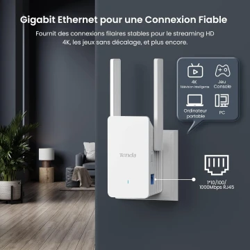 Alternative view of Répéteur wifi Tenda ax 3000 a33