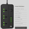 multiprise 3prise / 4 usb / 3 typec 3000w ts socket01