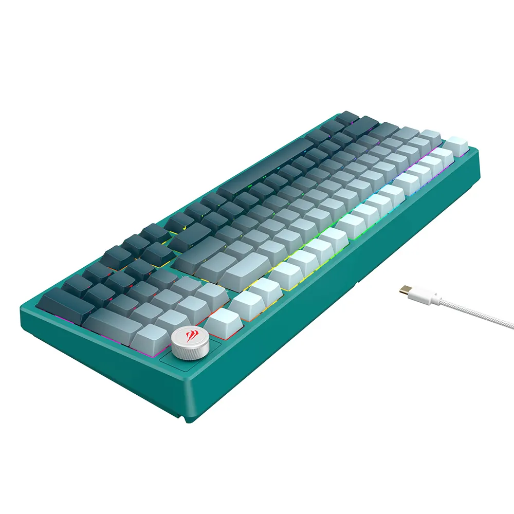 Alternative view of Clavier HAVIT mécanique KB899 RED Switch