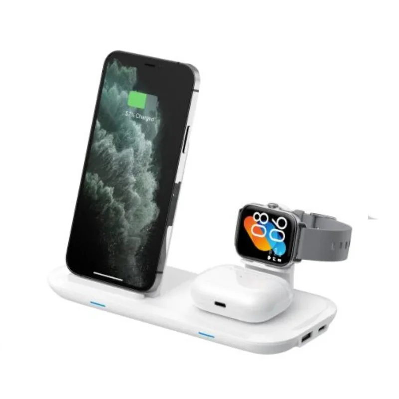 CHARGEUR HAVIT WIRELESS STAND 3 EN 1 W3020 15W
