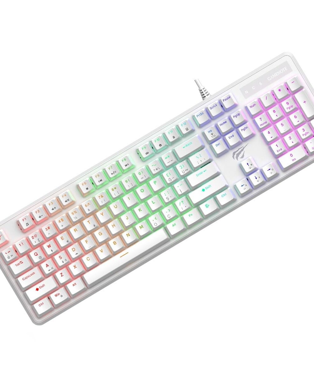Alternative view of CLAVIER HAVIT LUMINEUX RGB Blue Switch KB870L