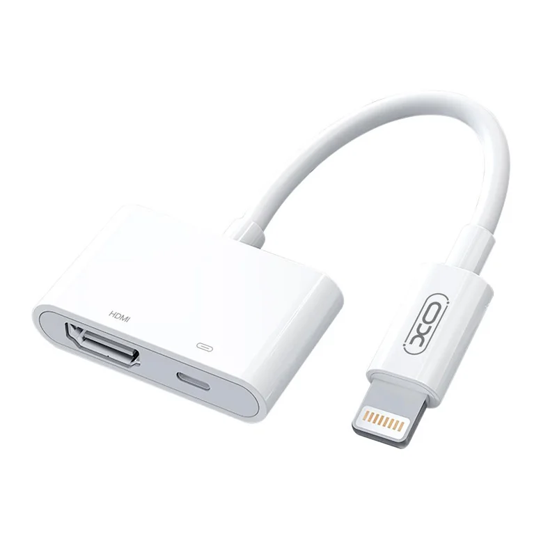 hub Lightning to hdmi 1080p et typec XO HUB005