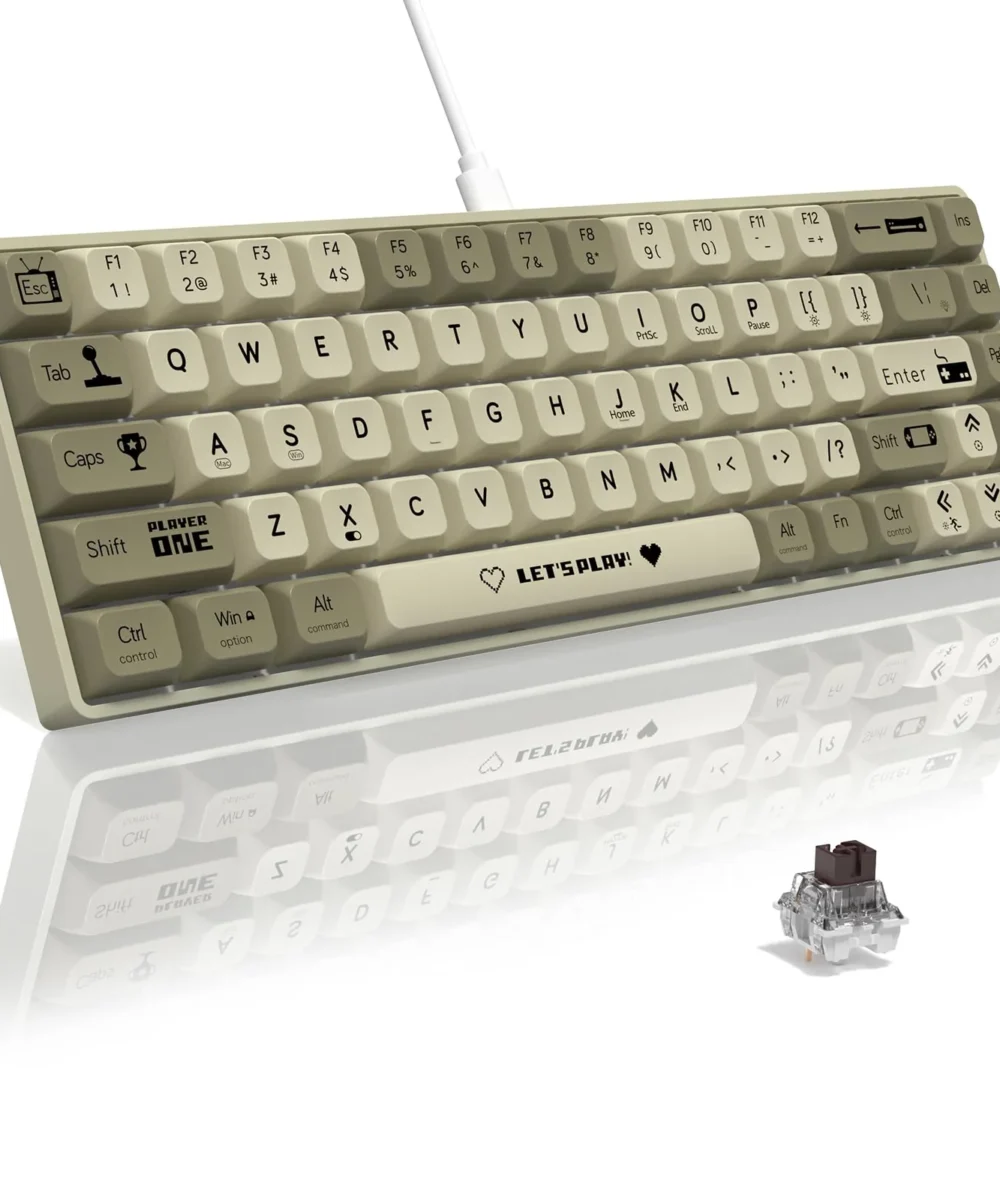 Clavier mechanic ajazz ak680 Greywhite
