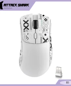 souris attack shark R1 Tri-mode (2.4G/Wired/BT5.2)
