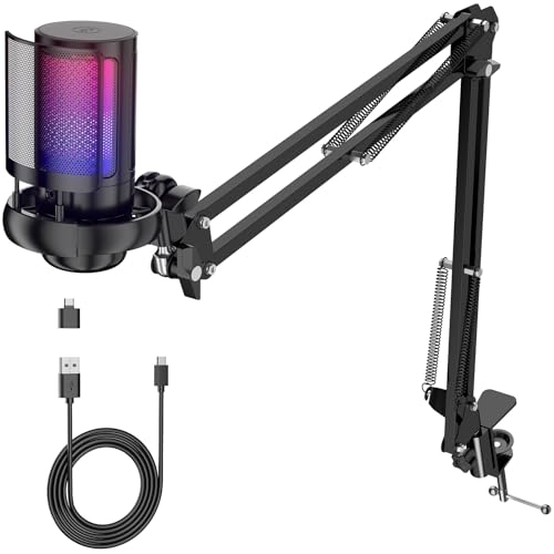 Microphone Gaming pro Avec Support metalique ME6S