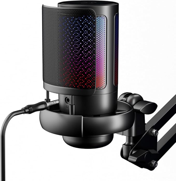 Microphone Gaming pro Avec Support metalique ME6S – Image 8