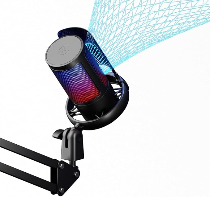 Microphone Gaming pro Avec Support metalique ME6S – Image 6