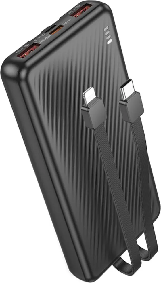 Power bank 10000mah avec cable Typec et lightning Borophone J57