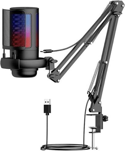 Microphone Gaming pro Avec Support metalique ME6S – Image 3