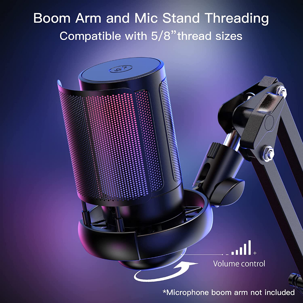 Microphone Gaming pro Avec Support metalique ME6S – Image 5