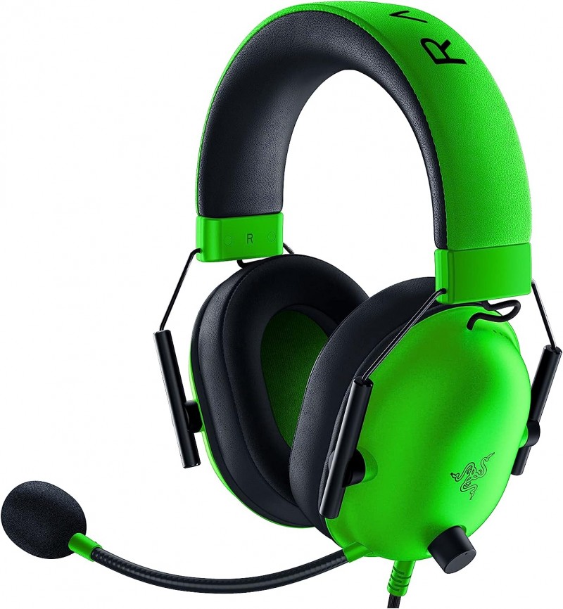 casque RAZER black shark V2X (green)