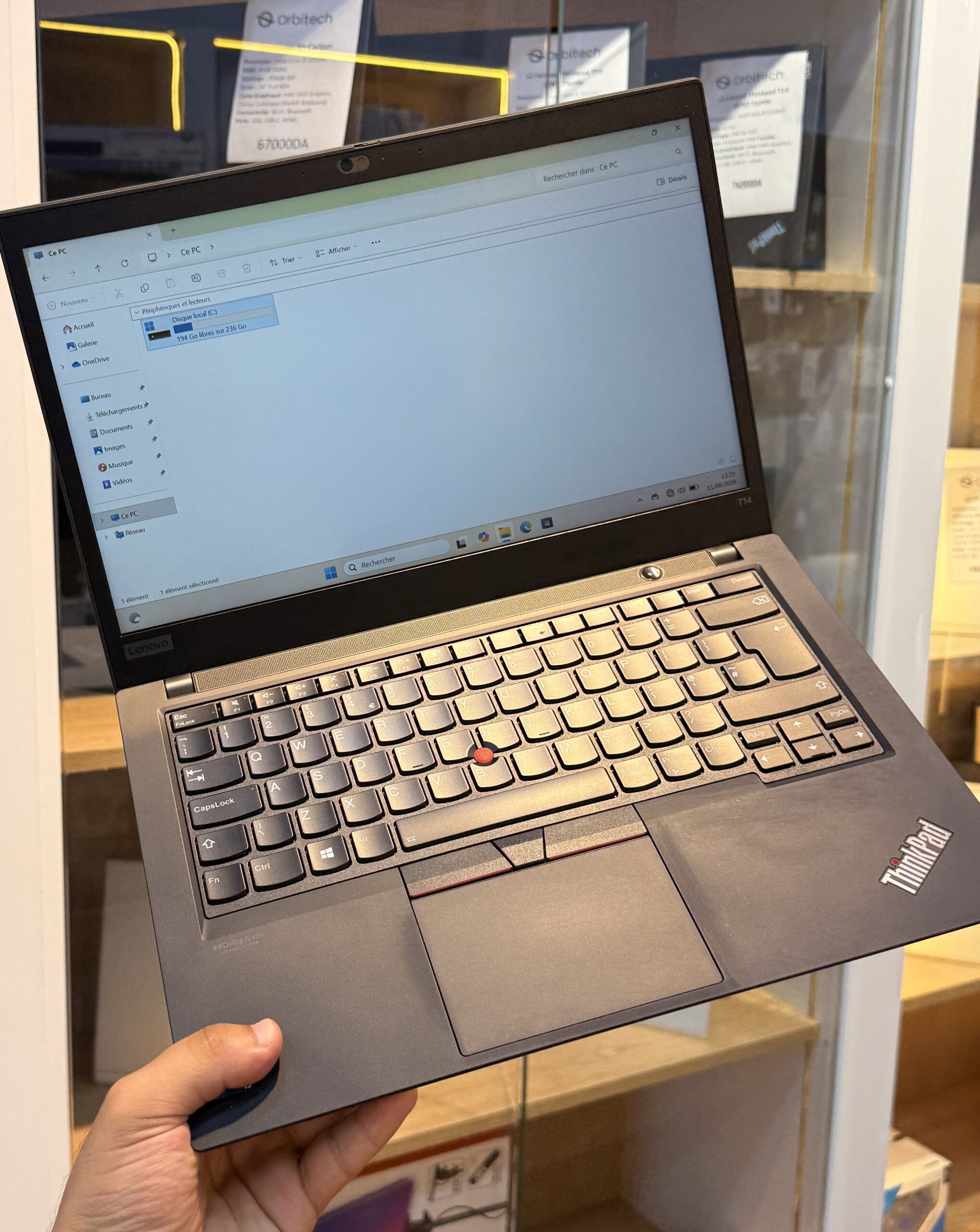 Lenovo ThinkPad T14 Gen 2 Tactile – i5 11eme /RAM 16GB /Nvme 256 GB – Image 3